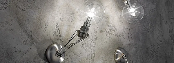 Lampada da parete in vetro e acciaio inox dimmerabile LED Lumina Matrix Mono 395 fabbrica Lumina dall'Italia. Foto №2
