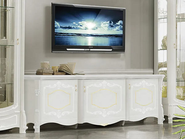 Mobile TV in legno con ante CASA +39 GIULIETTA 3608 fabbrica CASA +39 dall'Italia. Foto №1