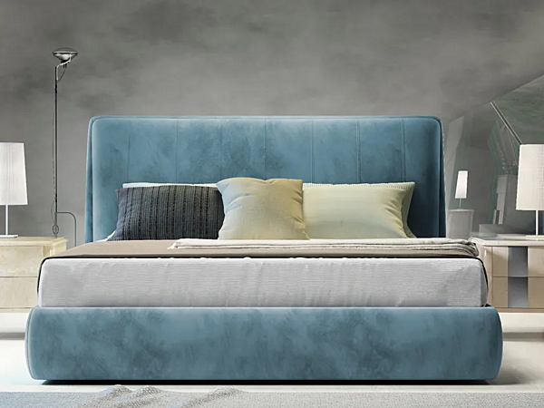 Letto matrimoniale con testata imbottita in tessuto CASA +39 ARES 2 A20001, A20006 fabbrica CASA +39 dall'Italia. Foto №1