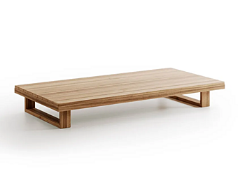 Tavolino da giardino rettangolare in teak Atmosphera collezione 9 Zero 9.0. TB fabbrica ATMOSPHERA dall'Italia