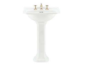 Lavabo in porcellana con piedistallo Balasani Gentry Home