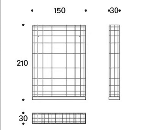 Libreria freestanding in ferro Leyva Saba fabbrica SABA dall'Italia. Foto №3