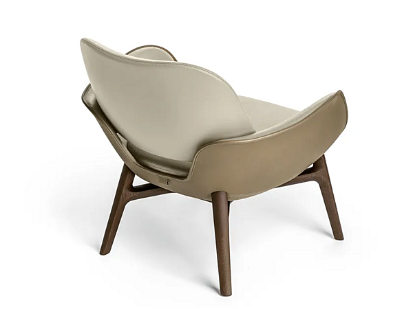 Poltrona in pelle imbottita con braccioli Martha Poltrona Frau fabbrica POLTRONA FRAU dall'Italia. Foto №5