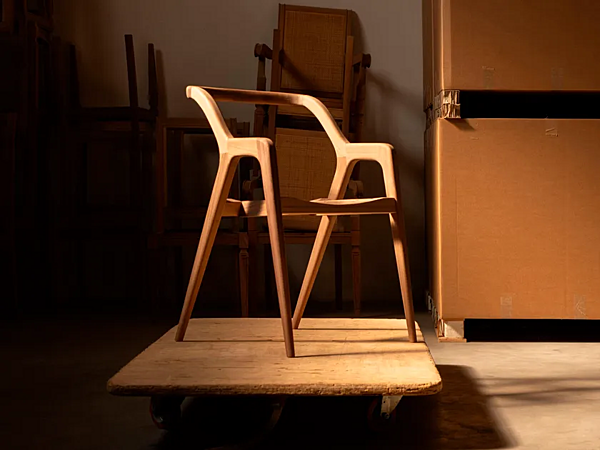 Sedia in legno con braccioli DALE Breve C 142 fabbrica Dale Italia (by Cantiero) dall'Italia. Foto №15