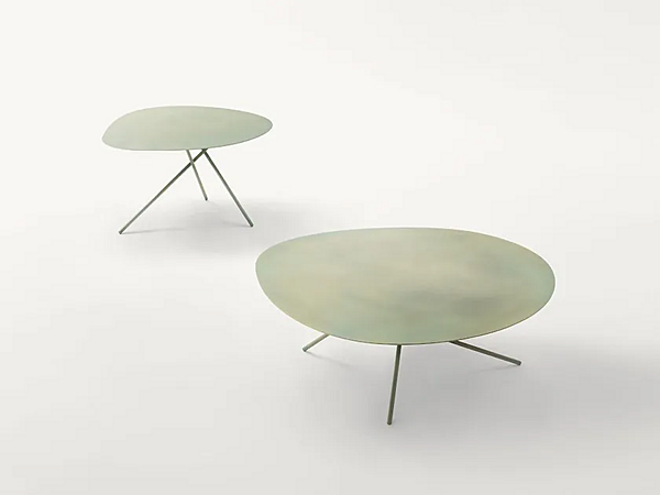 Tavolino da caffè rotondo basso in legno PAOLA LENTI LEVER B103 fabbrica PAOLA LENTI dall'Italia. Foto №5
