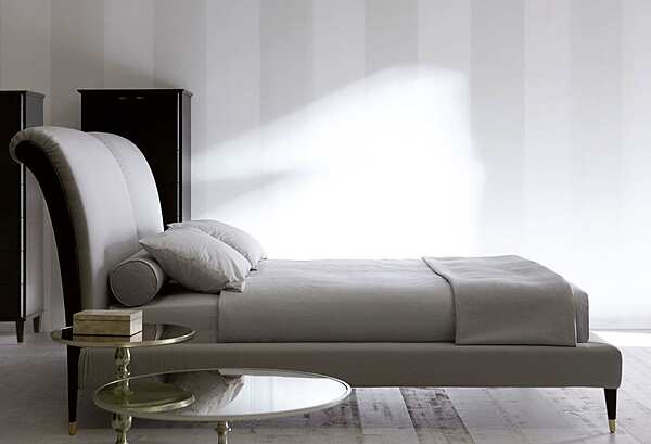 Letto matrimoniale con testata imbottita IRIS OPERA CONTEMPORARY fabbrica OPERA CONTEMPORARY dall'Italia. Foto №4