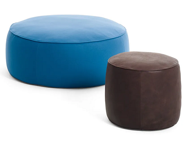 Pouf rotondo in tessuto Black Tie Rondo RON110 fabbrica Black Tie dall'Italia. Foto №2