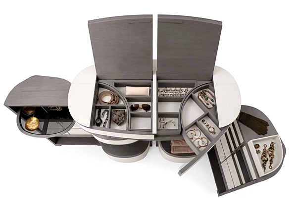 Armadio in legno con illuminazione integrata GIORGETTI Houdini 50120, 50130 fabbrica GIORGETTI dall'Italia. Foto №5