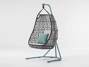 Sedia a dondolo un posto in fibra sintetica giardino Maia KETTAL