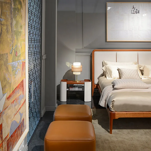 Тумбочка прикроватная из кожи FORMITALIA Downtown fabbrica FORMITALIA dall'Italia. Foto №10