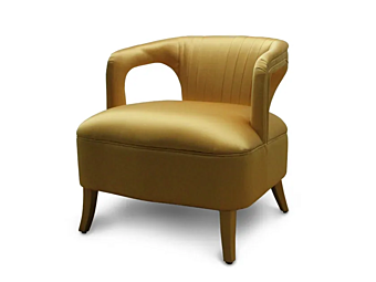 Poltrona facile in satin con braccioli Karoo BRABBU