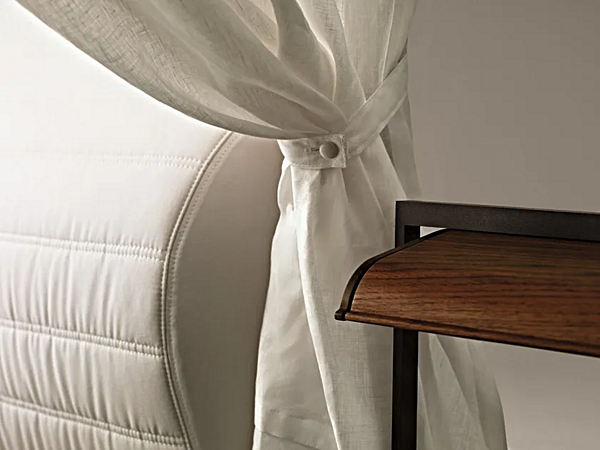 Letto matrimoniale con testiera imbottita GIORGETTI IRA 54270 fabbrica GIORGETTI dall'Italia. Foto №5