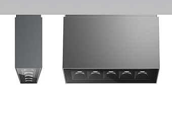 Lampada da soffitto esterna in alluminio pressofuso LED Laser Blade iGuzzini Inout fabbrica iGuzzini dall'Italia