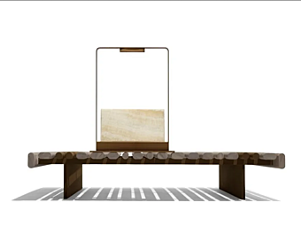 Lampada da tavolo LED in legno GEA GIORGETTI GA347G