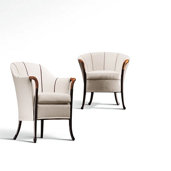 Poltrona con braccioli in tessuto GIORGETTI Progetti Blossom fabbrica GIORGETTI dall'Italia. Foto №2