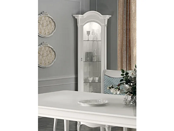 Vetrina angolare in legno con illuminazione integrata CASA +39 PRESTIGE 604