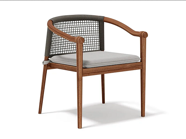 Sedia da giardino in teak con braccioli Atmosphera Lodge LG.SB fabbrica ATMOSPHERA dall'Italia. Foto №1