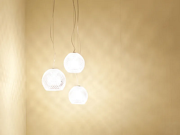 Lampada a sospensione in cristallo Fabbian Diamond Swirl fabbrica Fabbian dall'Italia. Foto №3