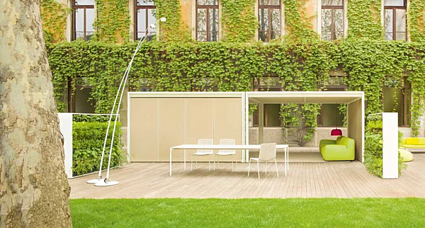 Gazebo in alluminio e legno Cabanne Modulo Quadro PAOLA LENTI fabbrica PAOLA LENTI dall'Italia. Foto №8