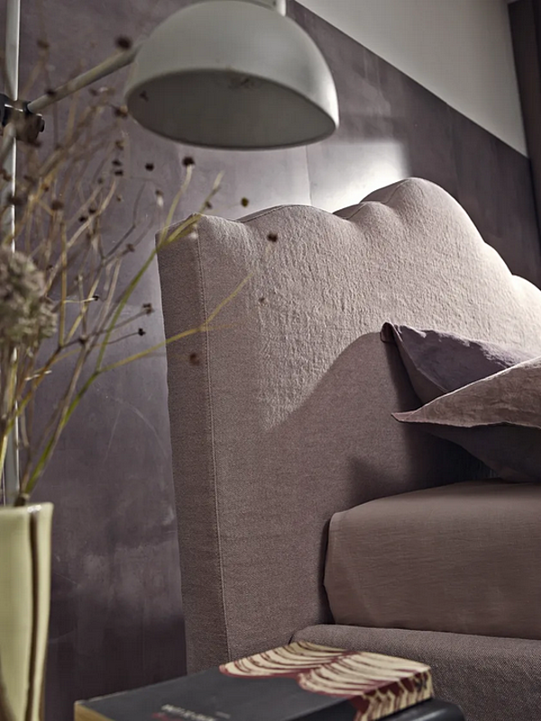 Letto matrimoniale con contenitore e testiera imbottita Duomo Design Elettra fabbrica Duomo Design dall'Italia. Foto №2