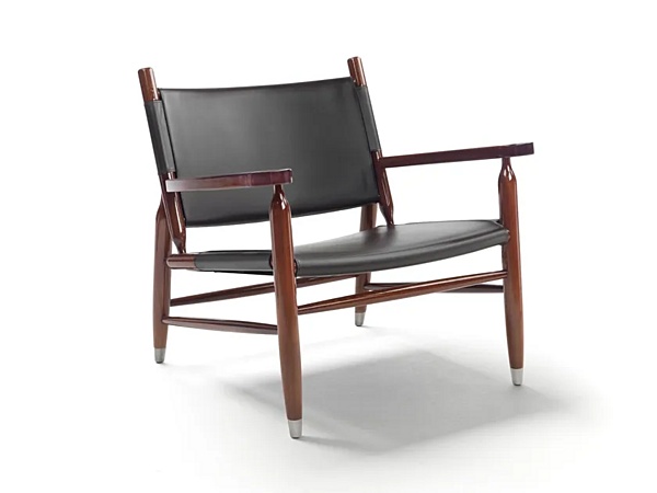 Poltrona con braccioli in pelle conciata Tessa FLEXFORM fabbrica FLEXFORM dall'Italia. Foto №1