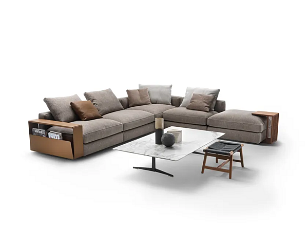 Divano angolare in tessuto Harper FLEXFORM fabbrica FLEXFORM dall'Italia. Foto №8
