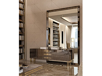 Specchio rettangolare da parete con cornice Bizzotto Italia Infinity Mirror