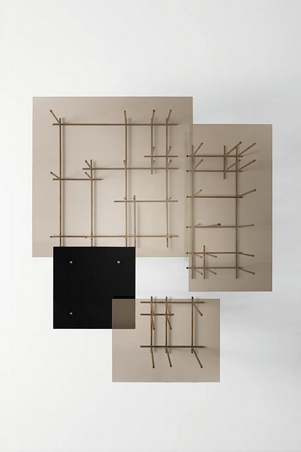 Tavolino da caffè rettangolare in cristallo Tetris Gallotti&Radice fabbrica Gallotti & Radice dall'Italia. Foto №2