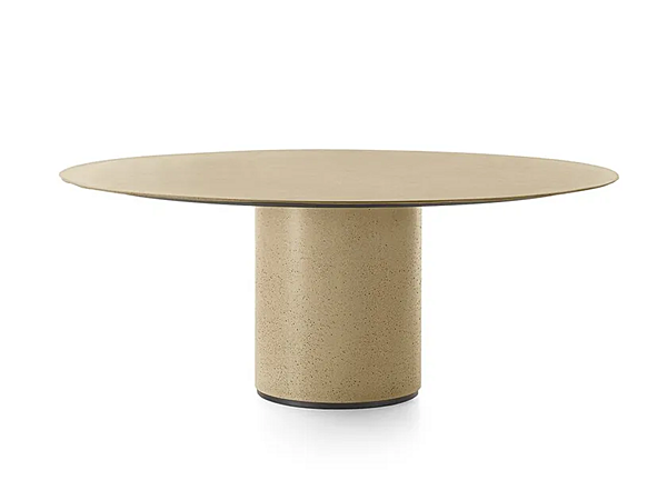 Tavolo rotondo in vetro riciclato Gallotti&Radice Re Verre fabbrica Gallotti & Radice dall'Italia. Foto №1