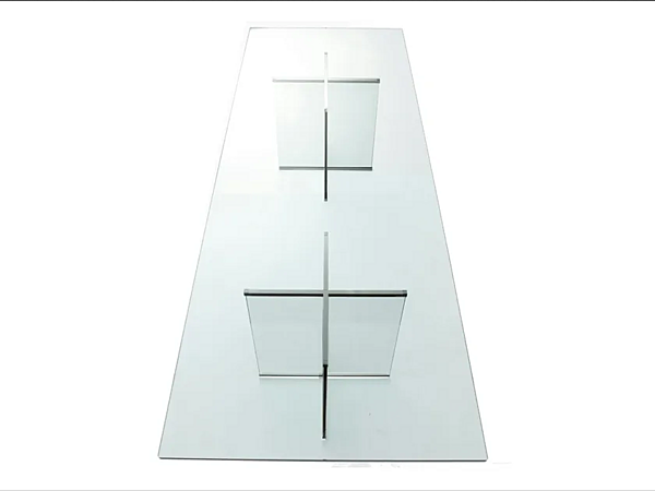 Tavolo rettangolare in cristallo Eros Gallotti&Radice fabbrica Gallotti & Radice dall'Italia. Foto №1