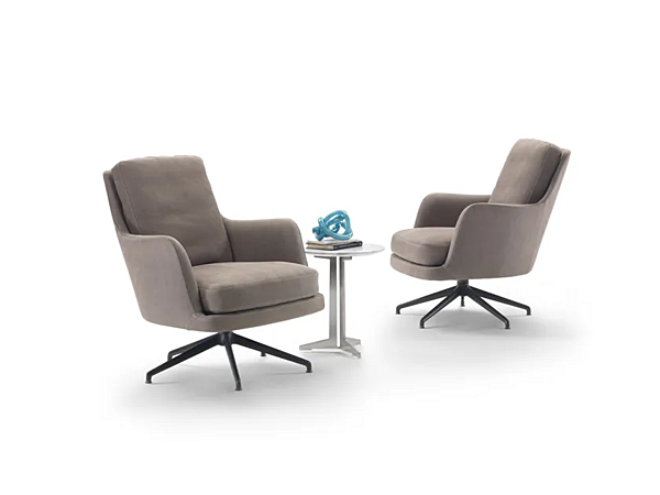 Poltrona girevole in tessuto con braccioli Marley FLEXFORM fabbrica FLEXFORM dall'Italia. Foto №5