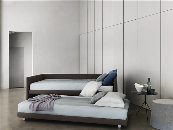 Divano letto in tessuto con copertura removibile Flou Duetto fabbrica Flou dall'Italia. Foto №4