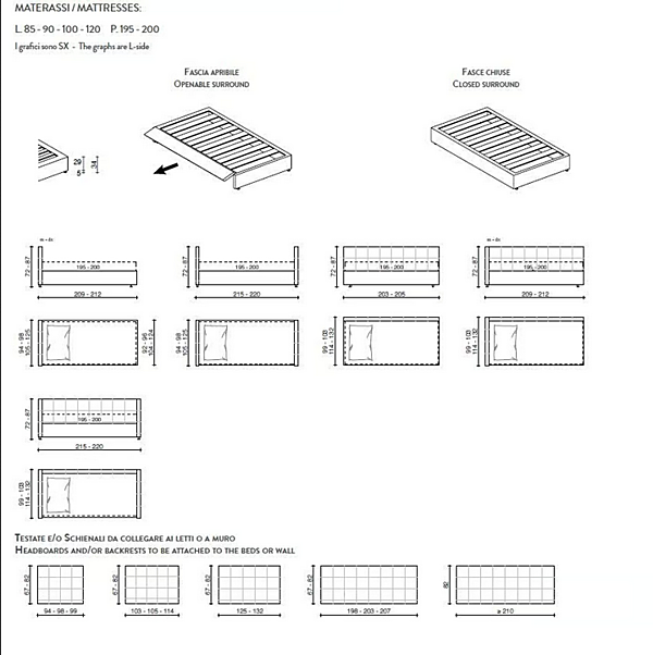 Divano letto in tessuto 2 posti Mono Duomo Design fabbrica Duomo Design dall'Italia. Foto №10