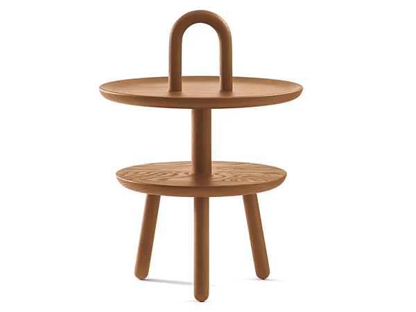 Tavolino da caffè rotondo in legno CASSINA Reaction Poetique h 56 fabbrica CASSINA dall'Italia. Foto №2