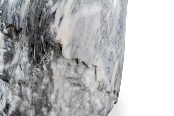 Sgabello in marmo Carrara basso BRABBU Yoho fabbrica BRABBU dall'Italia. Foto №4