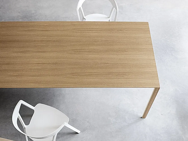 Tavolo rettangolare allungabile in legno sottile Kristalia THIN K WOOD fabbrica Kristalia dall'Italia. Foto №3