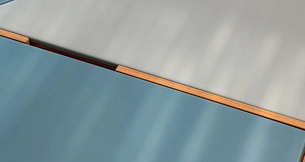 Tavolo rettangolare da giardino in teak con piano in stoneware POLTRONA FRAU The Secret Garden fabbrica POLTRONA FRAU dall'Italia. Foto №12