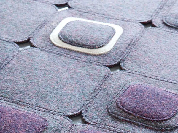 Tappeto in feltro con forme geometriche Pixel PAOLA LENTI fabbrica PAOLA LENTI dall'Italia. Foto №2