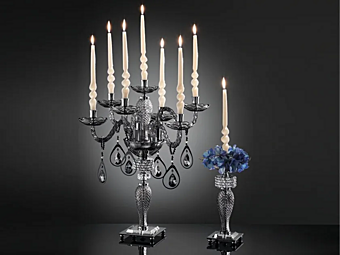 Candelabro con cristalli Swarovski Euroluce Lampadari TooChic fabbrica EUROLUCE LAMPADARi dall'Italia