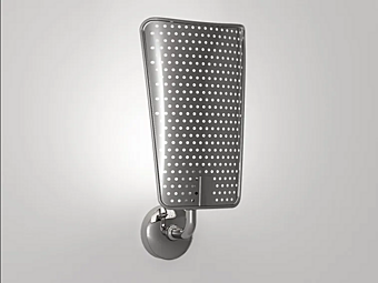 Lampada da parete in metallo con braccio fisso Park Avenue Vega PKLUXVEGA