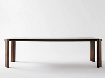 Tavolo rettangolare in legno massello Ottavio Nube Italia N251003, N251004, N251005