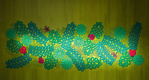 Tappeto fatto a mano Ladybird in fibra naturale PAOLA LENTI fabbrica PAOLA LENTI dall'Italia. Foto №2