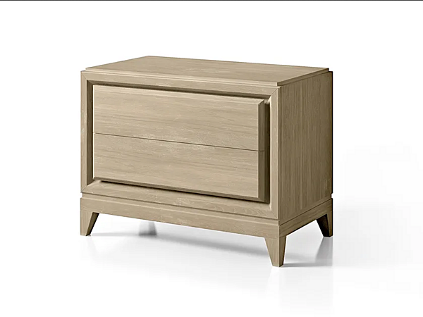 Tavolino da notte rettangolare in legno con cassetti ARTE BROTTO Segreti S190 S190 fabbrica Arte Brotto dall'Italia. Foto №1