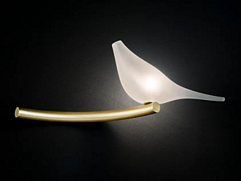 Applique da parete in vetro soffiato artigianale Light of Love 2 MULTIFORME AP3380-2