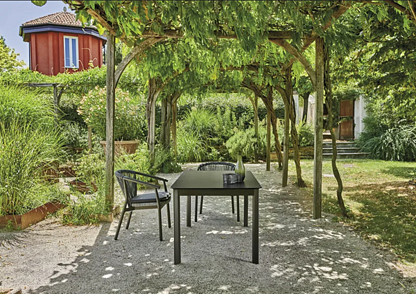 Tavolo da giardino rettangolare in alluminio verniciato a polvere VARASCHIN 244T1 fabbrica VARASCHIN dall'Italia. Foto №7