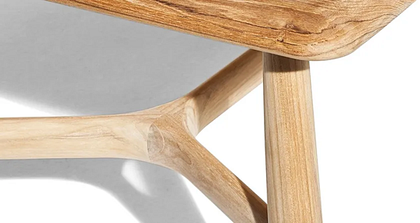 Tavolo da giardino rettangolare in teak POLTRONA FRAU The Secret Garden fabbrica POLTRONA FRAU dall'Italia. Foto №3