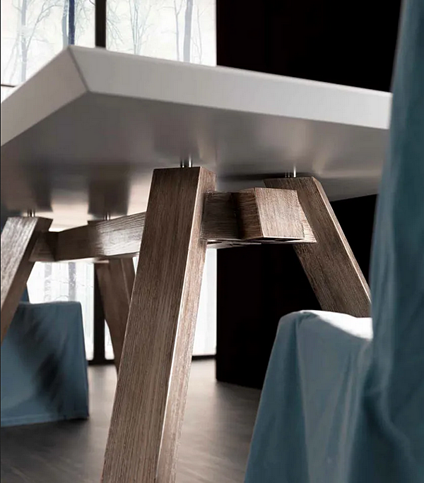 Tavolo rettangolare in legno Soho CORTEZARI 253-RV fabbrica CORTE ZARI dall'Italia. Foto №3