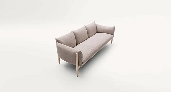 Divano a tre posti in tessuto con copertura removibile Tapio PAOLA LENTI fabbrica PAOLA LENTI dall'Italia. Foto №2