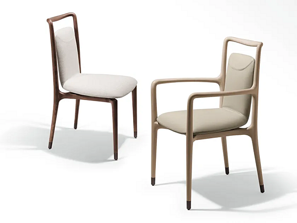 Poltrona in pelle con braccioli GIORGETTI IBLA 55110 fabbrica GIORGETTI dall'Italia. Foto №3