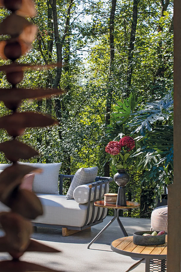 Divano giardino a tre posti in tessuto Portofino Atmosphera fabbrica ATMOSPHERA dall'Italia. Foto №14